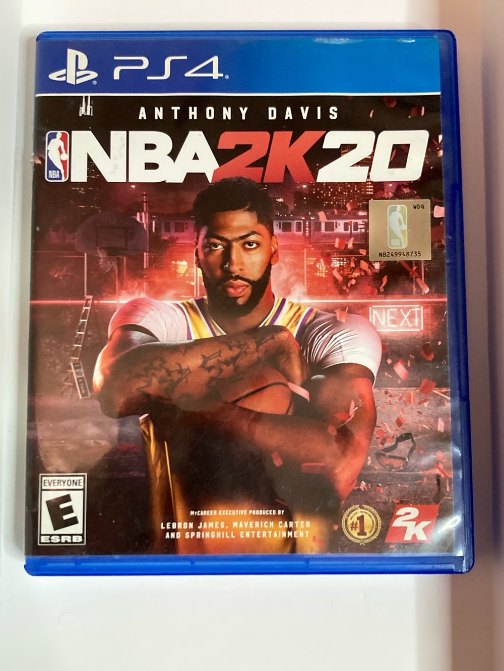PlayStation NBA 2K20 PS4 Video Game - Anthony Davis (Blue)
